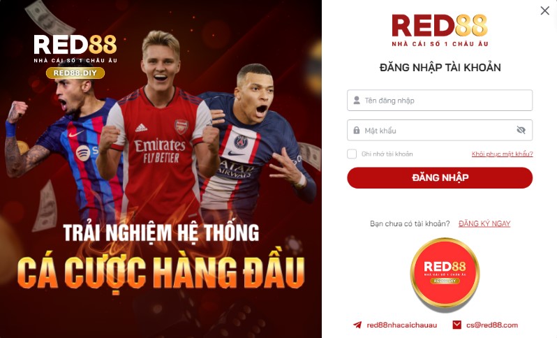 Hướng Dẫn Đăng Nhập Nhà Cái Uy Tín RED88